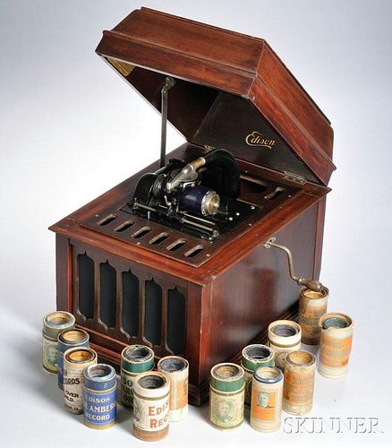 Thomas Edison Amberola 50 Phonograph
