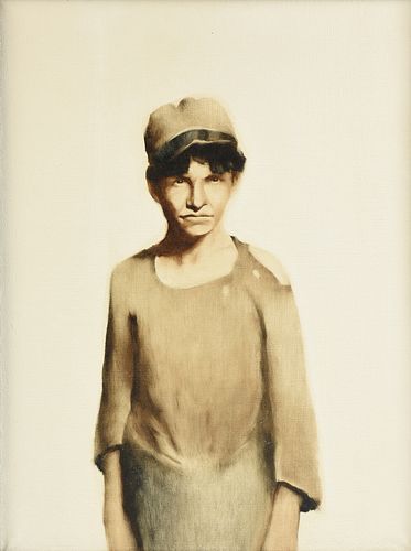 GREGORY C. PALMER (American/Texas 20th Century) A PAINTING, "Child Labor - 1910," 1969,