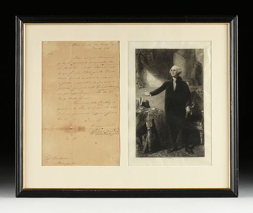 GEORGE WASHINGTON (1732-1799) AS COMMANDER IN CHIEF OF THE CONTINENTAL ARMY AT NEW WINDSOR, AUTOGRAPH LETTER SIGNED MANUSCRIPT TO CAPT. BUCHANAN AT WE