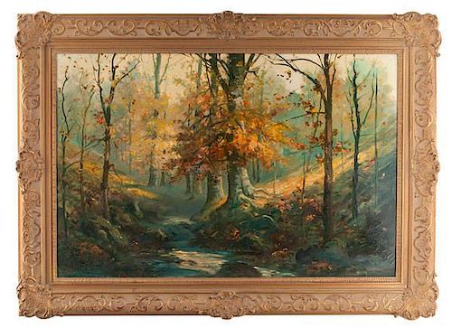 Forest Landscape by W.A. Eyden 