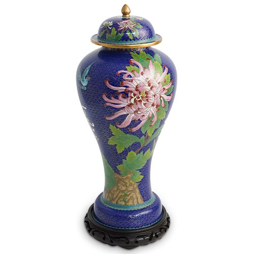 Chinese Cloisonne Urn