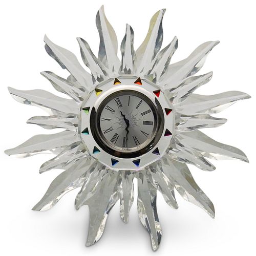 Swarovski Solaris Crystal Desk Clock