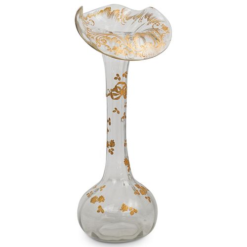 Antique French Glass Vase