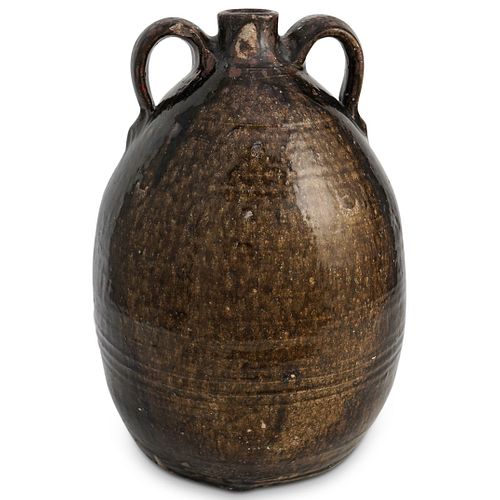 Antique Chinese Glazed Pottery Vase