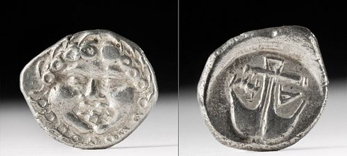 Thrace Apollonia Pontika Silver Reduced Drachm