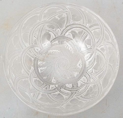 Lalique, "Pinsons" Bowl