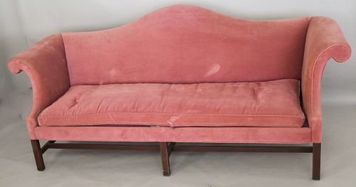 Kittinger Camelback Queen Anne Pink Sofa