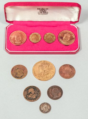 Lot of British Coins & Medals