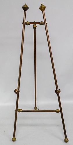 19th Century Wood & Brass Easel
