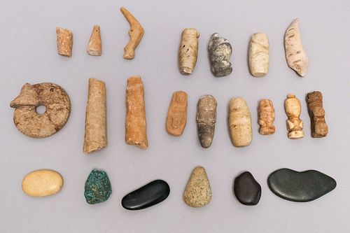 Group of Ancient Stone Artifacts