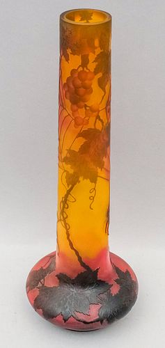 Galle Art Nouveau Reproduction Glass Vase