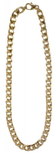 14 Karat Yellow Gold Chain Necklace
