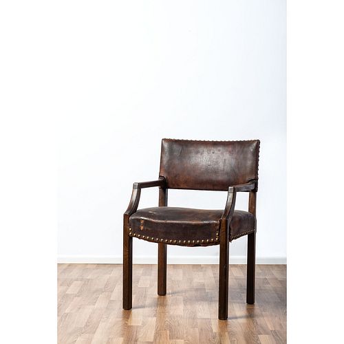 A Danish Leather Armchair