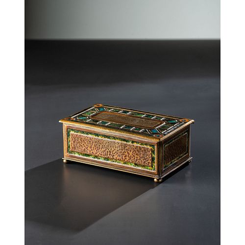 Louis C. Tiffany Furnaces, Inc., Art Deco Enameled Box