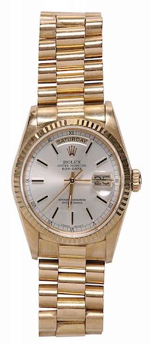 Man's 18 Kt. Gold Rolex Watch