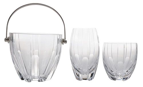 Baccarat Bar Ware and Ice Bucket