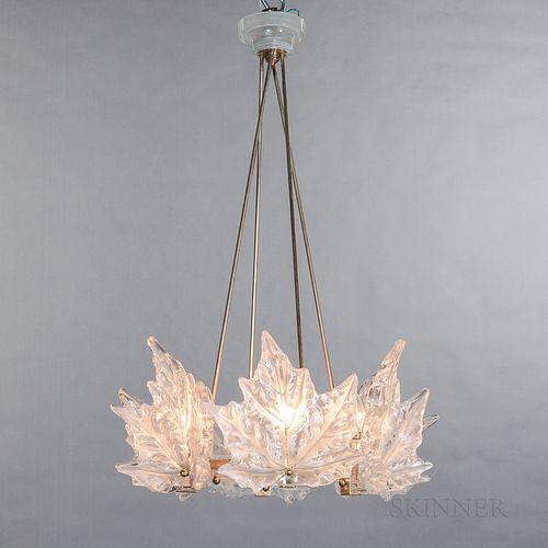 Lalique Champs-Elysees Crystal Chandelier