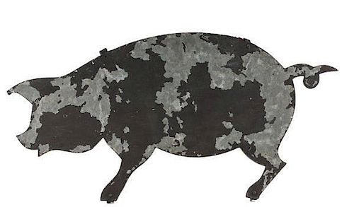 Butcher's Pig-Form Trade Sign 