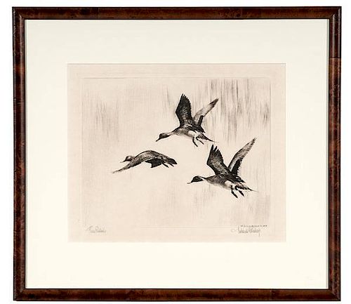 Fine Pair of Etchings by Aiden Ripley and Richard Bishop 
