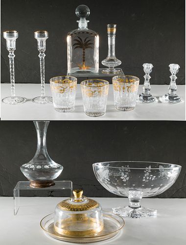 Baccarat Crystal and Glass Assortment