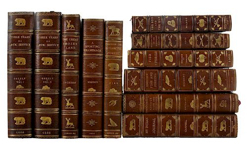 Eleven Fine Signed Leather Bindings