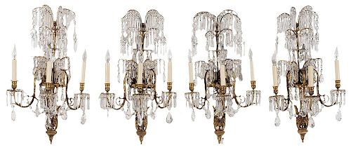 Set of Four Russian Neoclassical Style