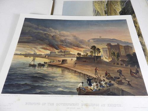 Coloured Litho, Seat of War in The East, 19th C.
