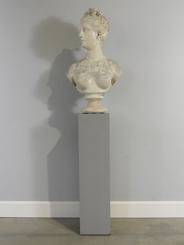 Plaster Studio Model Bust of Venus, 20th Century