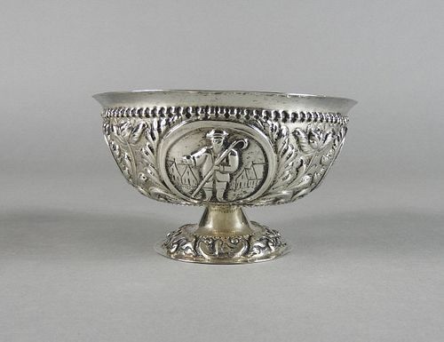 Dutch Silver Bowl, 18th Century