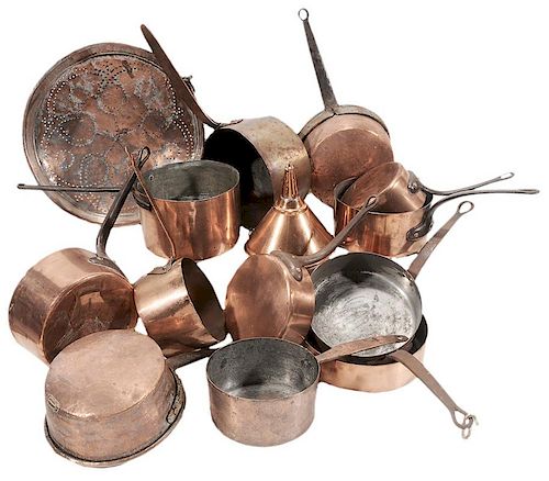 Collection of Antique Copper and Iron