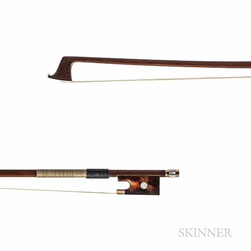 Gold-mounted Violin Bow, Henryk Kaston for Thomas L. Fawick