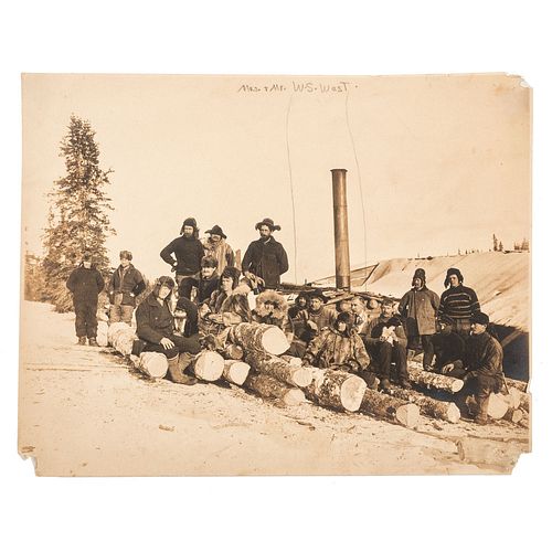 [ALASKAN GOLD RUSH]. William Steele West (1872-1941) and family, extensive archive of photographs, diaries, correspondence, and personal items. [Ca 19