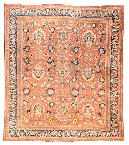 Antique Persian Sultanabad, 13'8'' x 14'6''