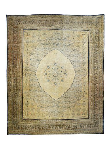 Hand Knotted Persian Tabriz, 11'1" x 13'10"