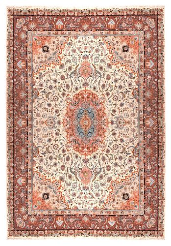 Extremely Fine Persian Tabriz, 9'9'' x 13'0''