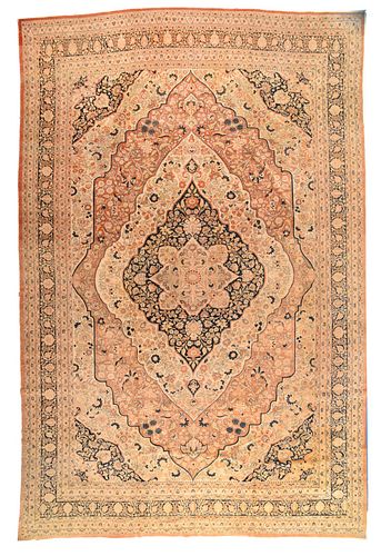 Antique Persian Tabriz, 12'9'' x 19'10''