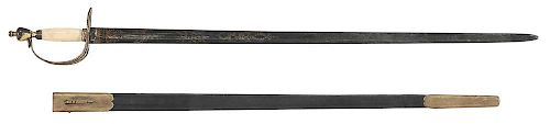 Bone-Handled Straight Sword