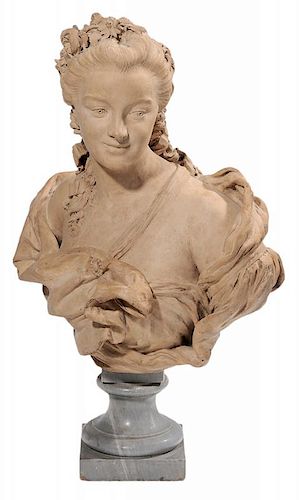Terra Cotta Bust of a Young Beauty