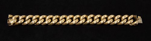 Heavy 14K Yellow Gold Link Bracelet