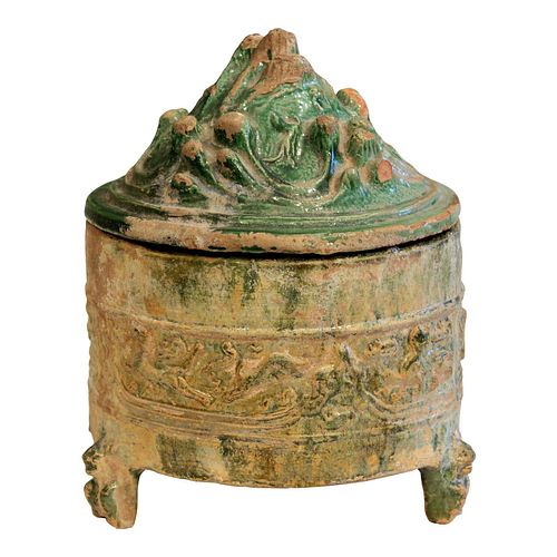 Chinese Pottery Covered Hill Jar