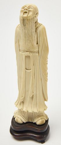 Carved Bone Chinese Figure