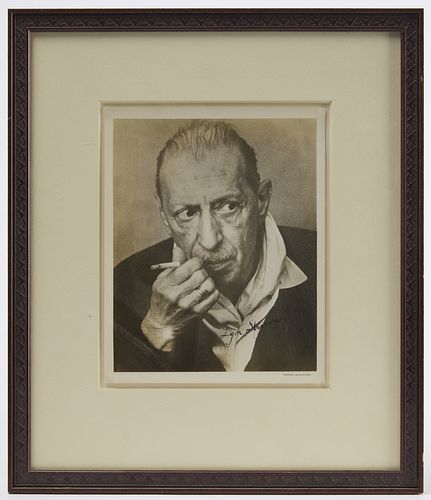 Framed Autographed Photo - Igor Stravinsky
