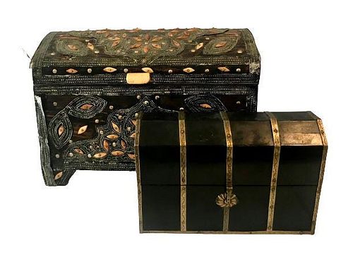 Dowry Chest & Wooden Chinese Jewelry Chest