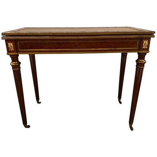 Louis Philip Bronze Mounted Inlaid Game Table