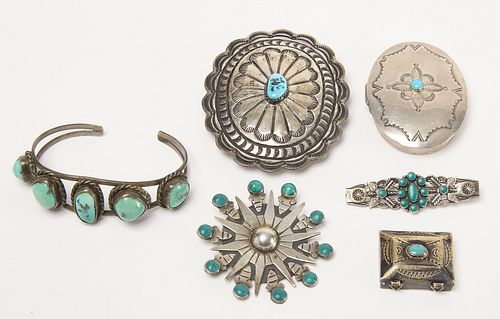 Lot Navajo Silver and Jewelry