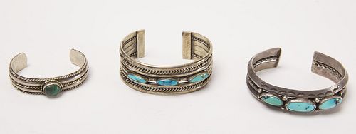Three Good Navajo Bracelets