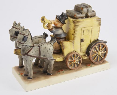 Hummel - Boy with Horses & Carriage