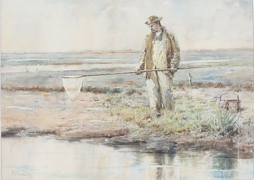 Sydney Richmond Burleigh (1853-1931), Crab Fisherman
