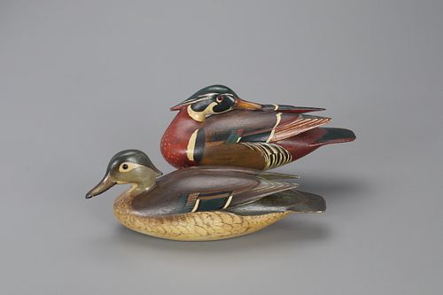 Wood Duck Pair, Charles "Shang" Wheeler (1872-1949)