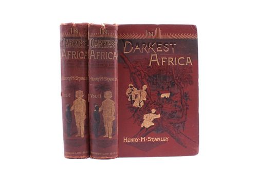 1st Edition 1890 "In Darkest Africa" By Stanley
